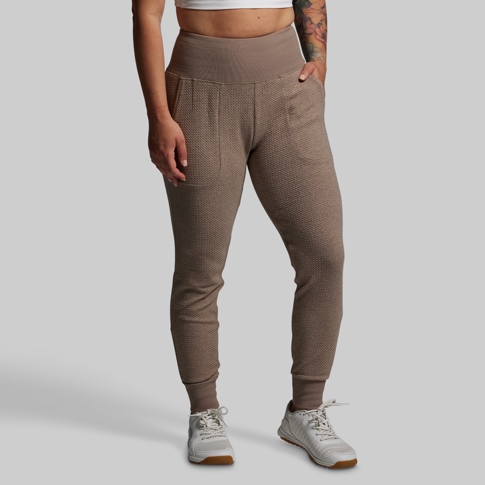 BORN PRIMITIVE NWT Cloud Jogger Mink Textured Sweatpants XS